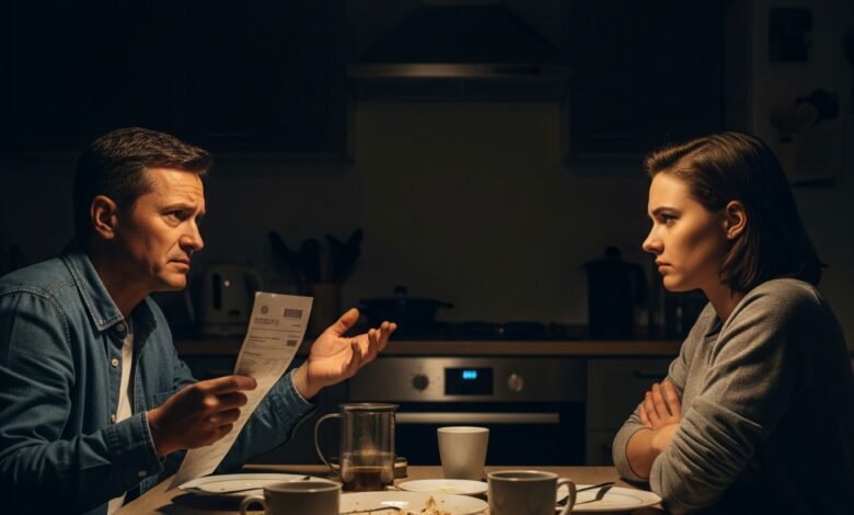 An older and younger hand fit puzzle pieces of a house together, one with a key, symbolizing a parent-child living agreement.