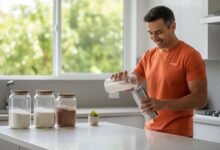 best protein powders for men over 40 hero header image