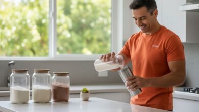 best protein powders for men over 40 hero header image